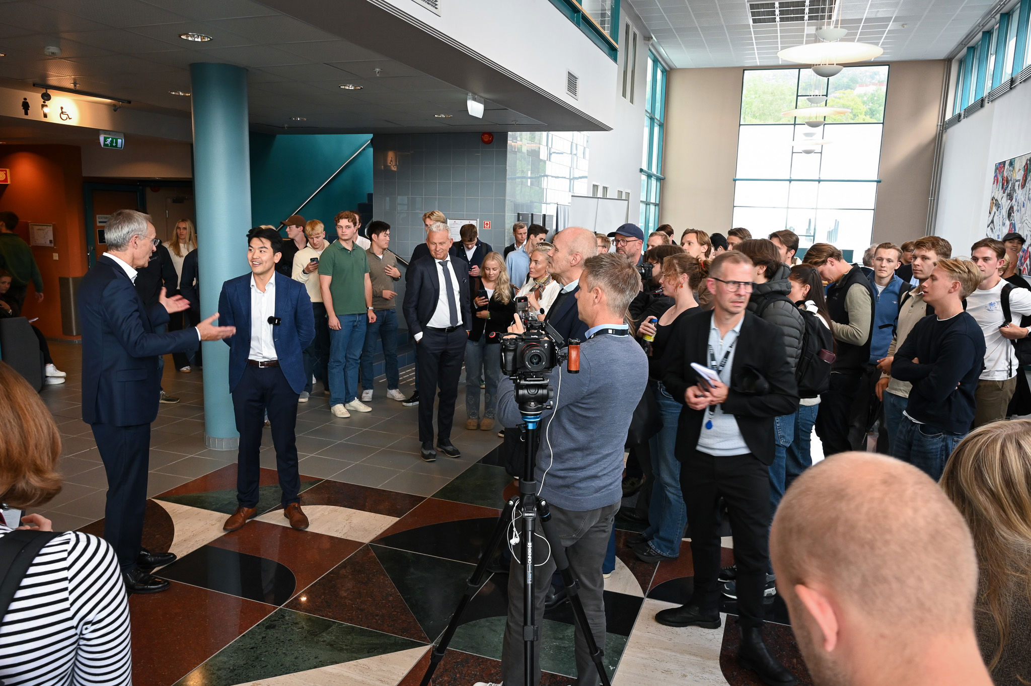 Erik Tien og Jens Stoltenberg