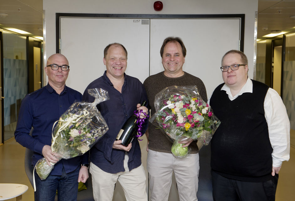 Professorene Salvanes, Cappelen, Tungodden og Sørensen er fire sentrale FAIR-forskere. I tillegg kommer Ingvild Almås og Sandra E. Black.