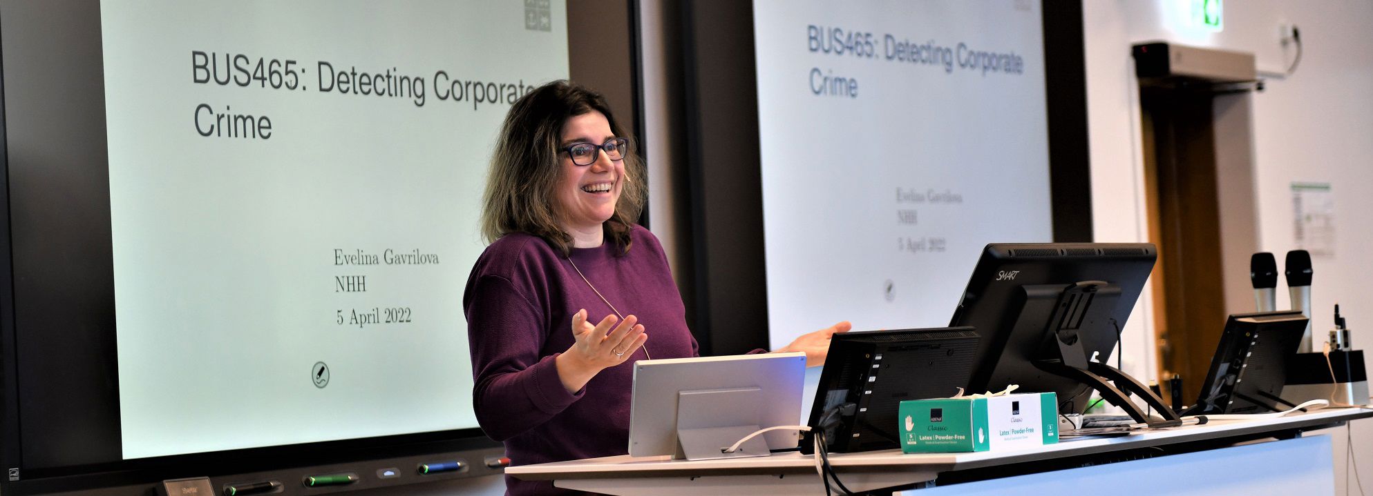 `Economic crime is the most common type of crime and many NHH candidates will go into jobs which require both knowledge and tools in order to be able to detect and investigate this type of crime´, Evelina Gavrilova-Zoutman says.