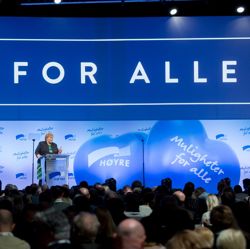 Prime Minister of Norway from (2013 to 2021) Erna Solberg (Hans Kristian Thorbjørnsen)