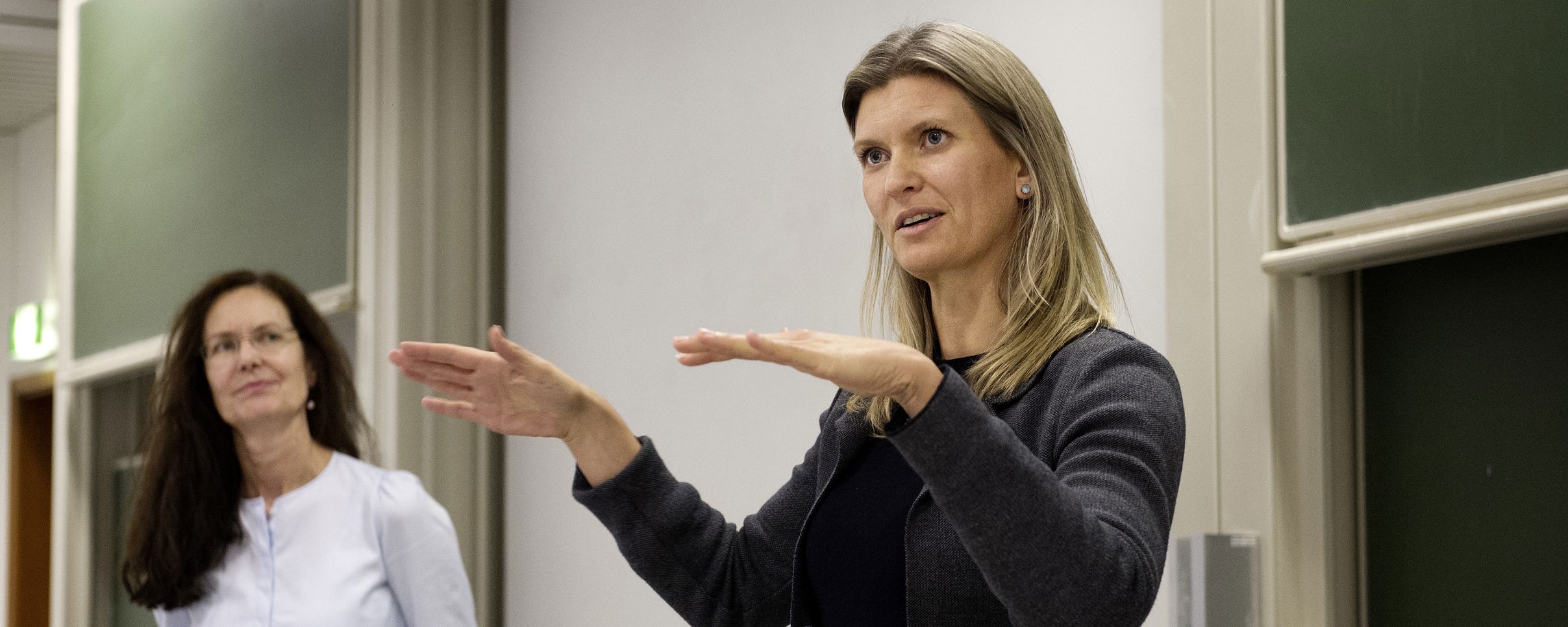 Eva Tamber og Synnøve Nesse